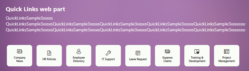QuickLinksSample2